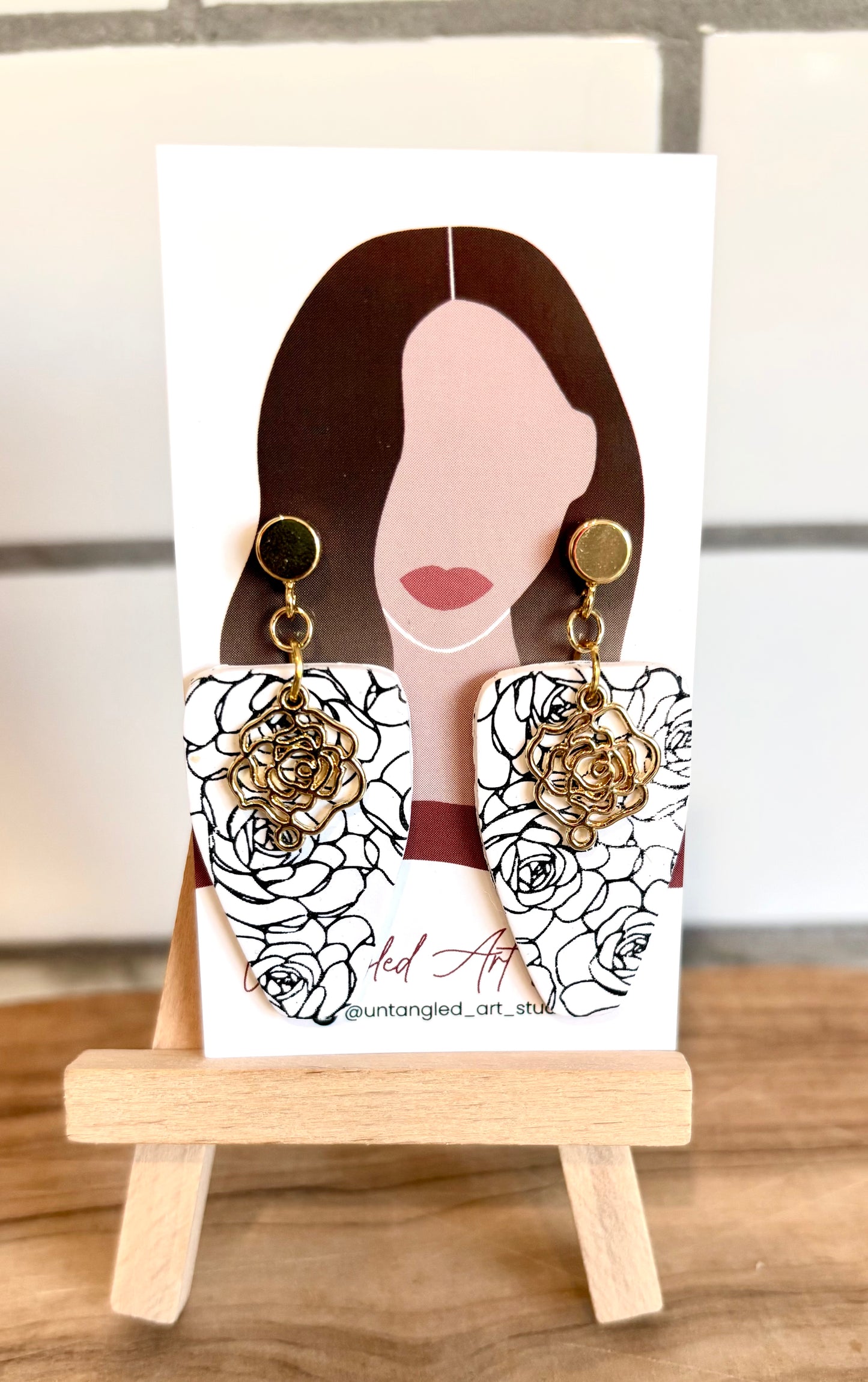 Rose Earrings