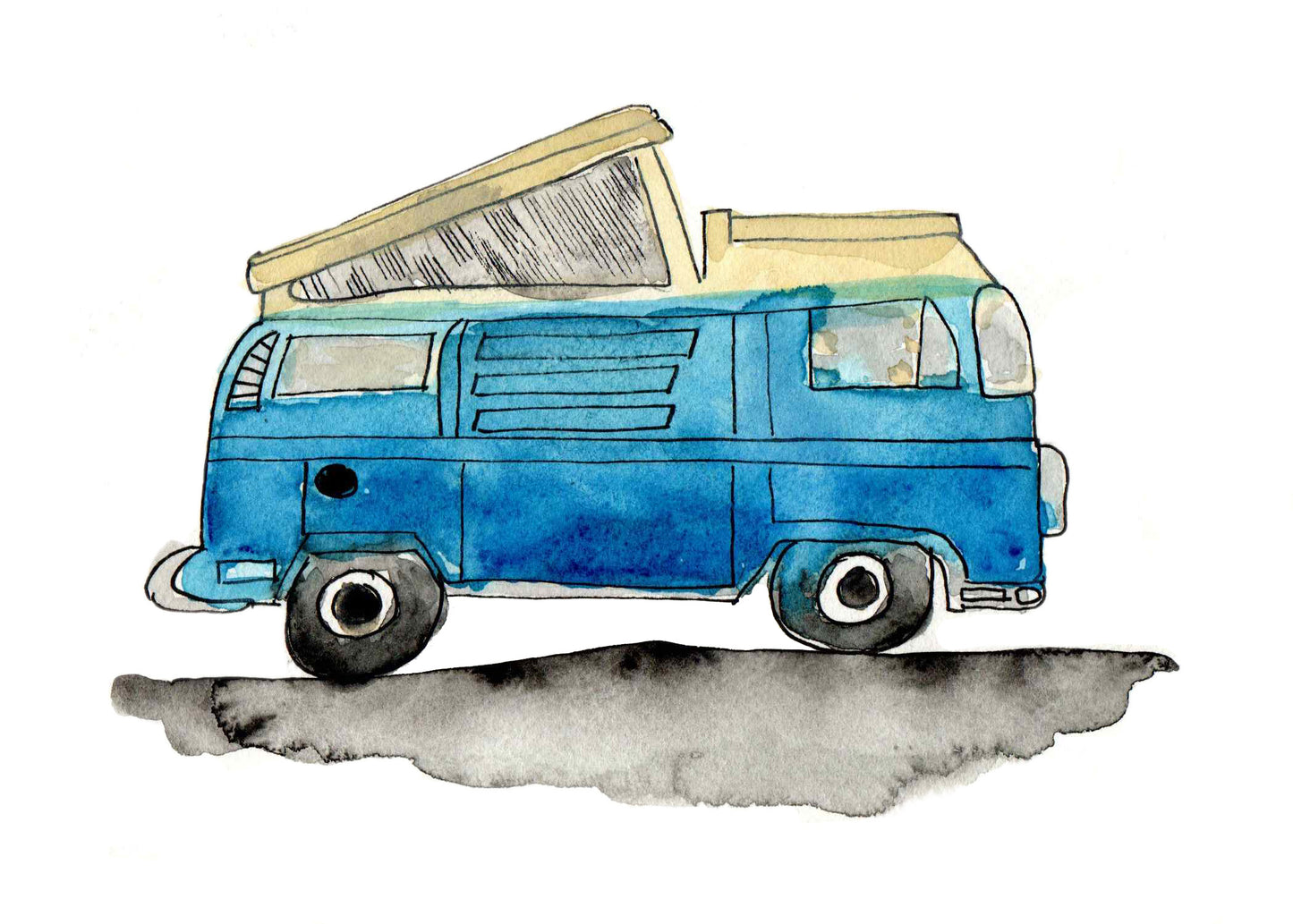 VW Camper Van Card