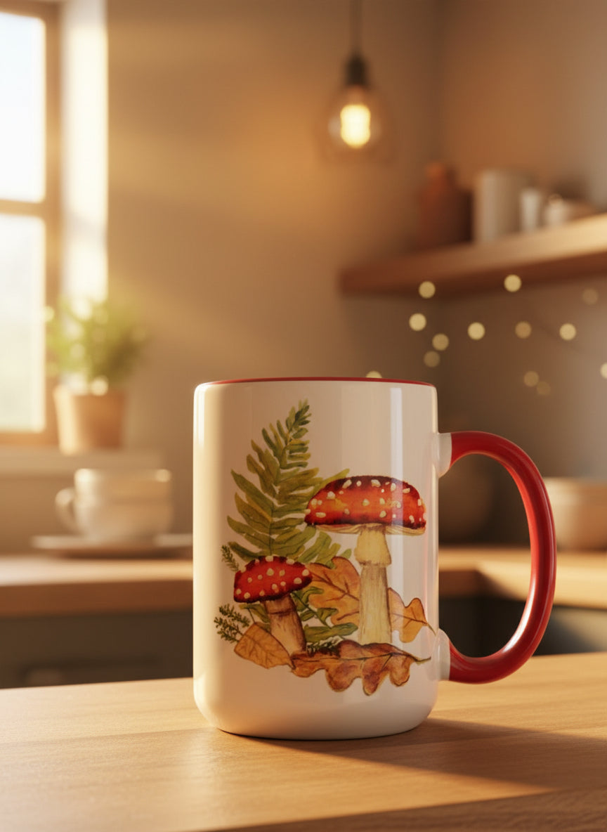 Mushroom mug 15 oz