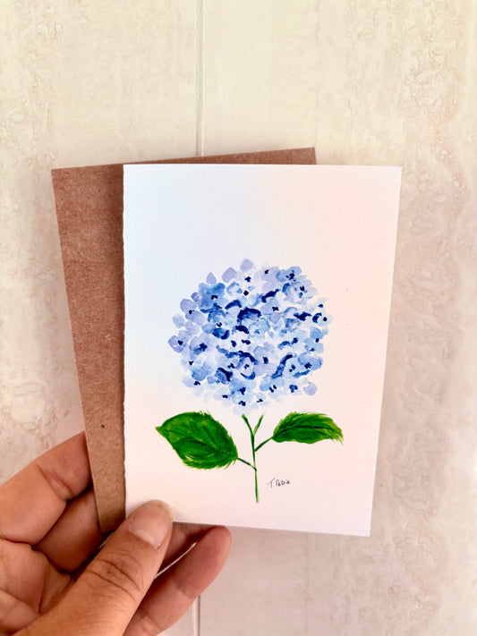 Hydrangea card