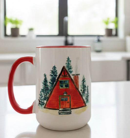 A-frame Cabin Mug
