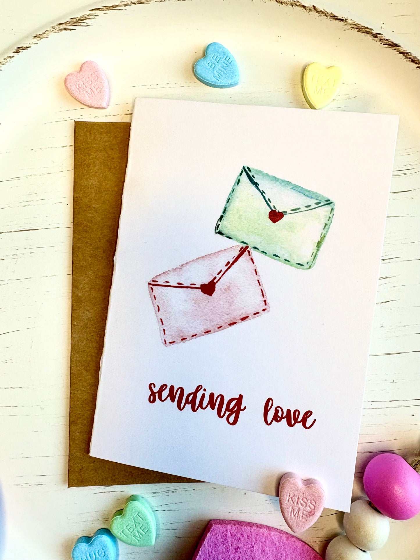 Sending Love Mini Card
