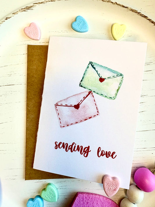 Sending Love Mini Card