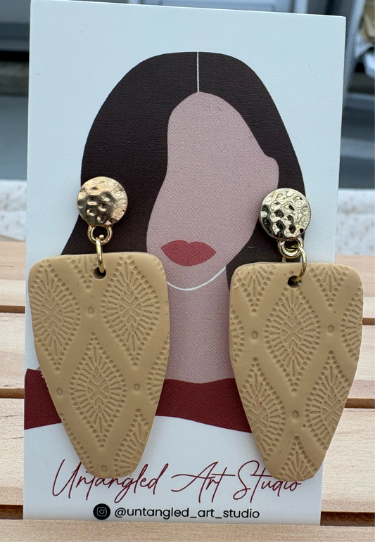 Beige Earrings