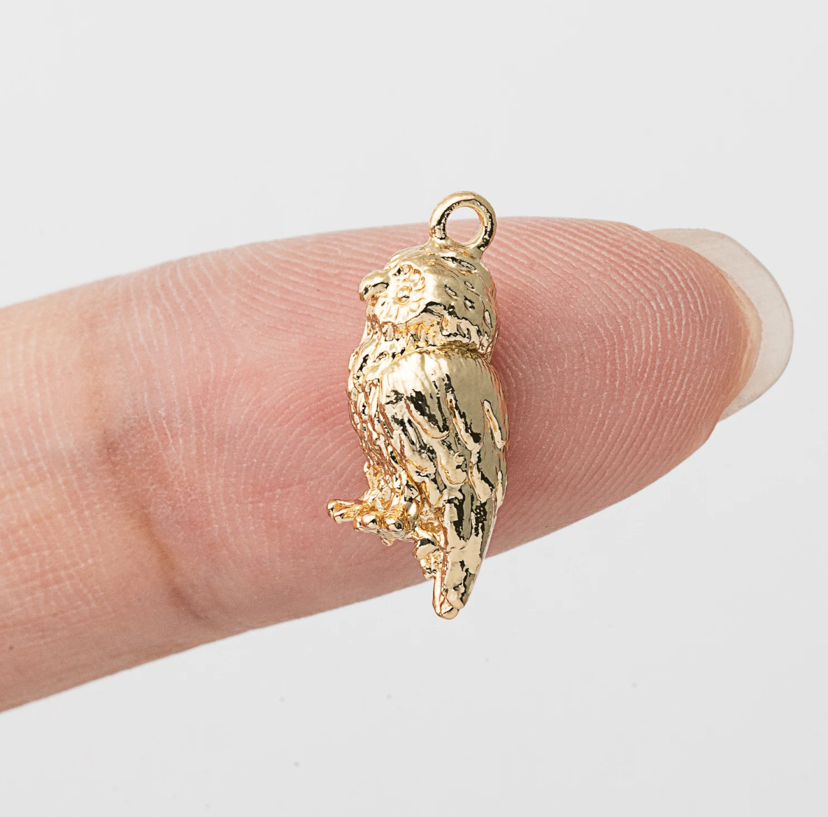 Owl Necklace Gold