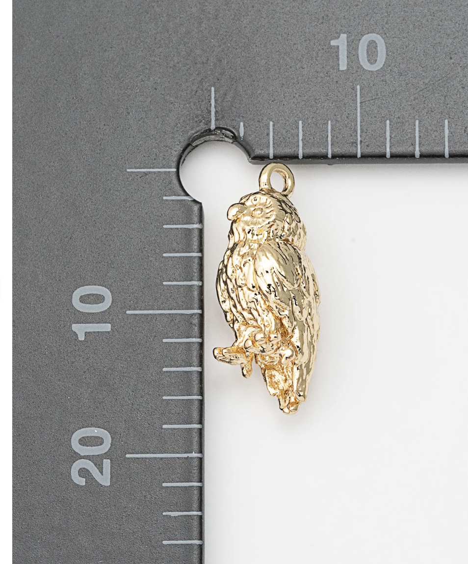 Owl Necklace Gold