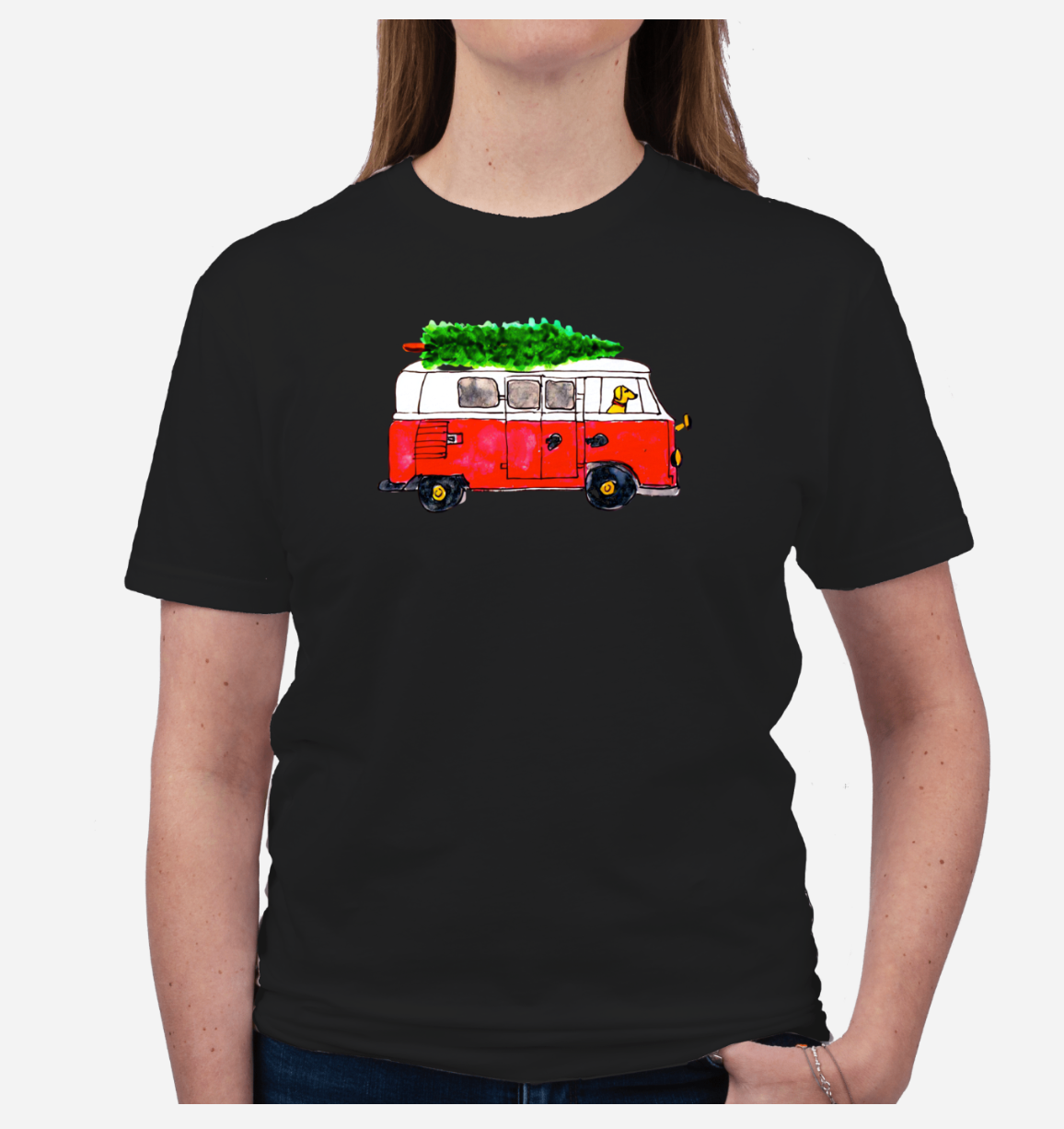 VW VAN Christmas T-Shirt