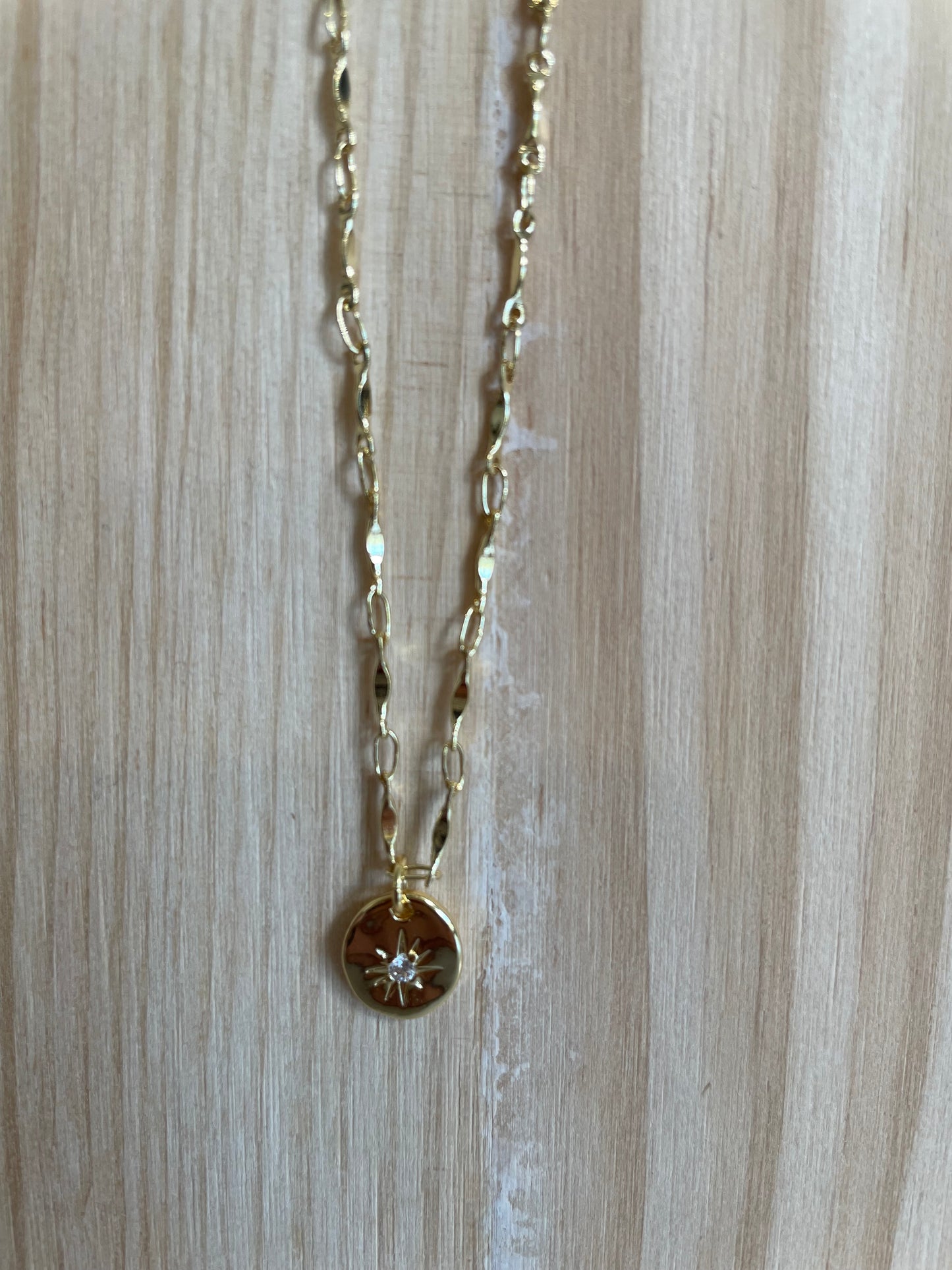 North Star Necklace- Gold